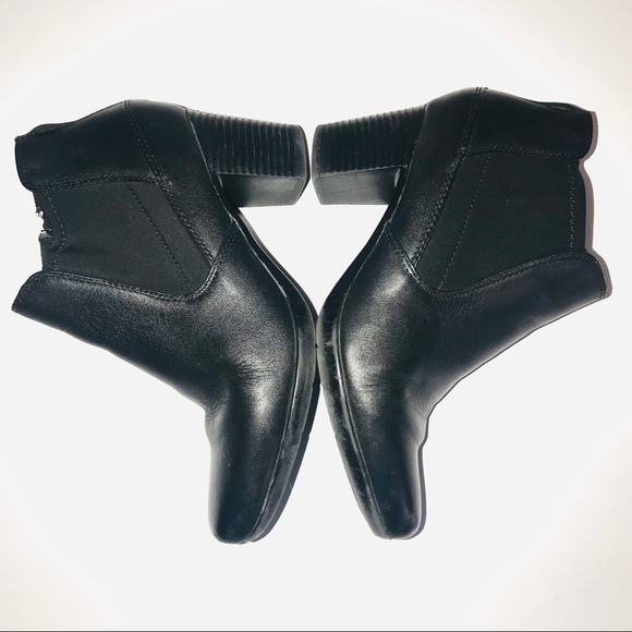 Clarks Mascarpone Bay  LEATHER Ankle Boots 8W - Picture 3 of 8